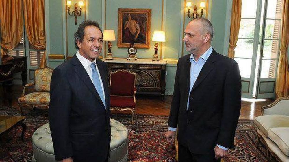 Buzzi y Scioli definieron una agenda pol�tica conjunta