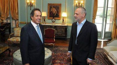 Buzzi y Scioli definieron una agenda pol�tica conjunta