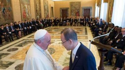 El papa Francisco pidi� a la ONU �promover una movilizaci�n �tica mundial�