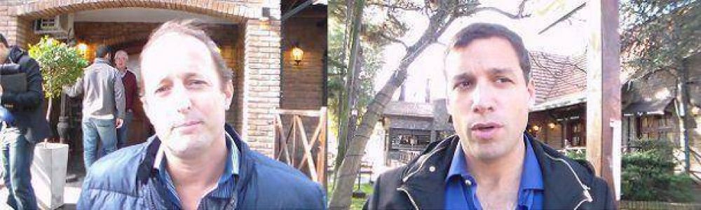 Martin Insaurralde acompa�� a Juan Pablo de Jes�s en una charla con militantes