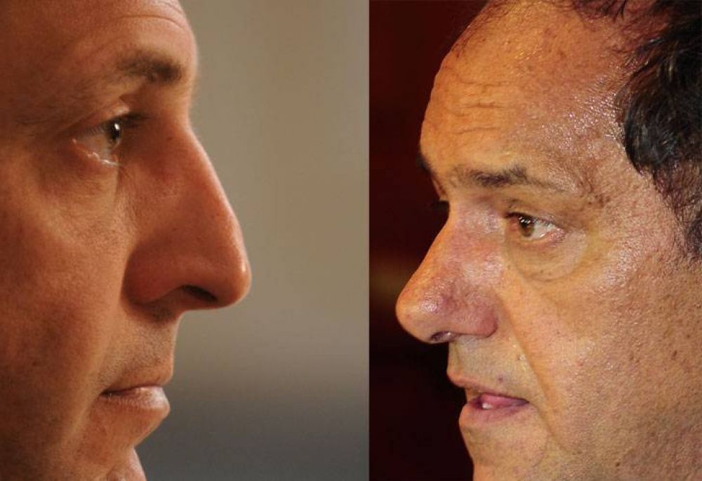 Scioli le pisa los talones a Massa, que sigue primero en imagen
