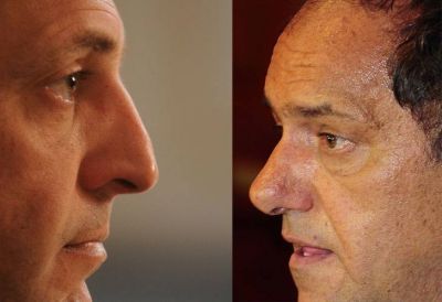 Scioli le pisa los talones a Massa, que sigue primero en imagen