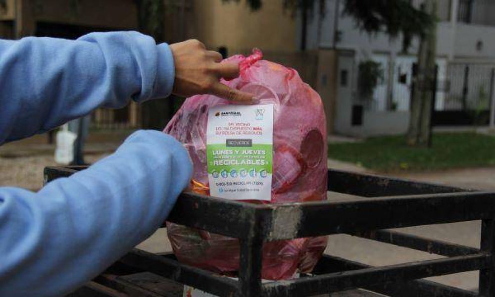 San Miguel realiza operativos para controlar la correcta separaci�n de la basura
