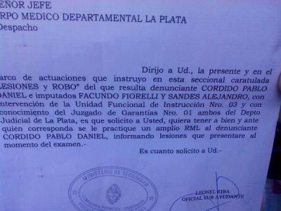 Sciolistas denuncian por violencia a ediles K