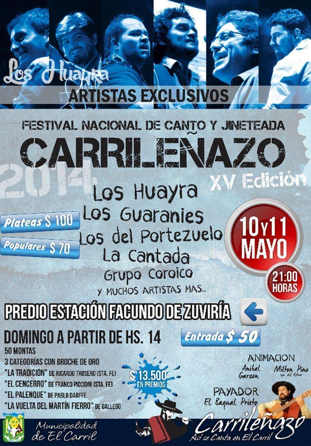 Se suspendi� el Festival Carrile�azo 2014 y devolver�n el pago por las entradas