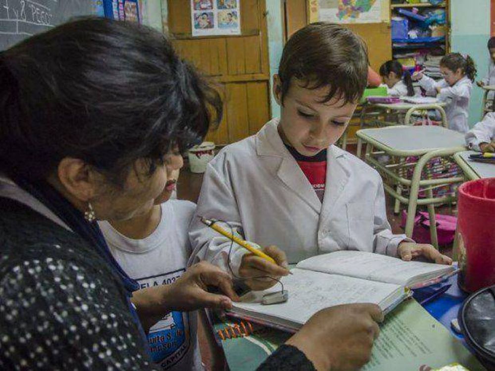 El desaf�o es ver c�mo los chicos recuperan m�s de 100 horas perdidas