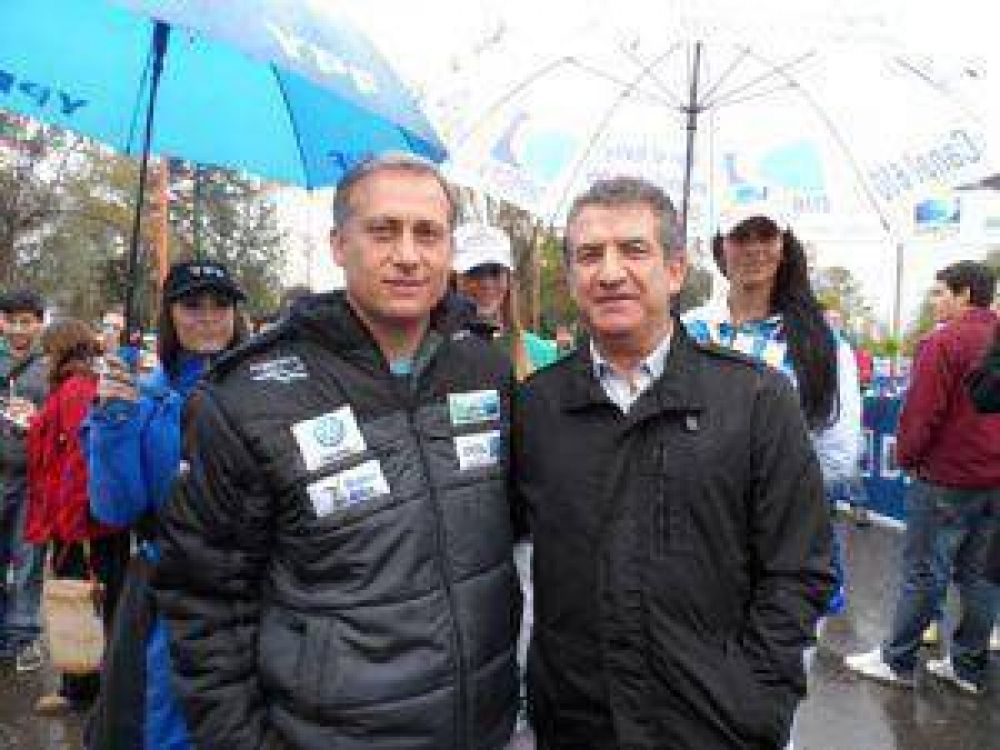 Urribarri lleg� a Carlos Paz y fue recibido por Avil�s