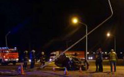 Cuatro accidentes con cinco lesionados en pocas horas