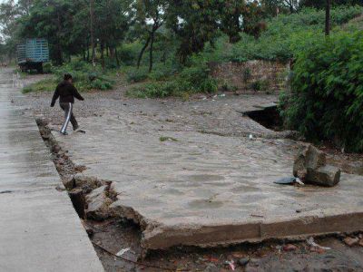 San Pedro qued� bajo el agua