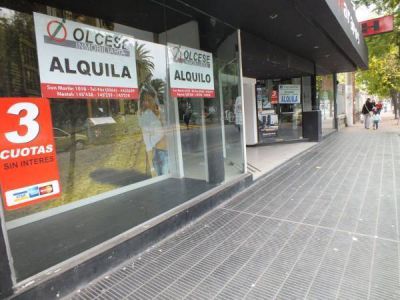 Sigue sin repuntar el alquiler de locales comerciales en el centro