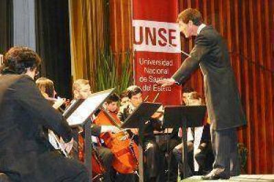 La Unse present� su flamante Orquesta Juvenil en el marco de su 41� aniversario
