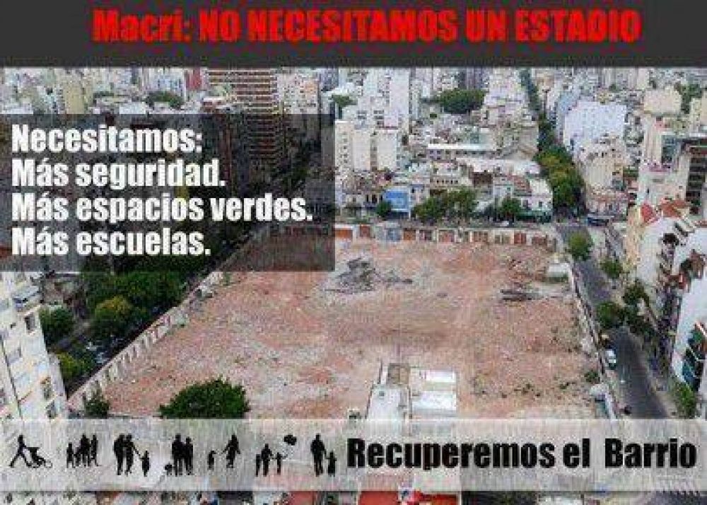 Pol�mica por la construcci�n de un microestadio en Once