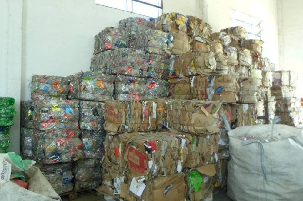 En un a�o, recuperaron 75.000 kilos de residuos en la planta de Oro Verde