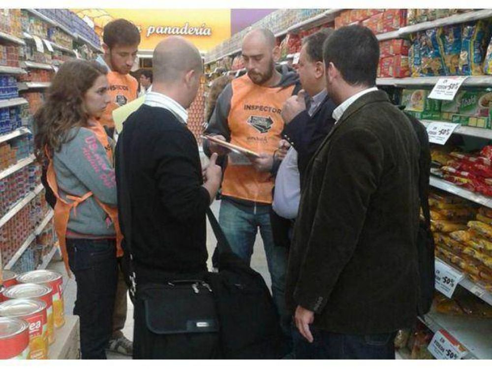 Aplicaron multas por 300 mil pesos a supermercados en San Rafael