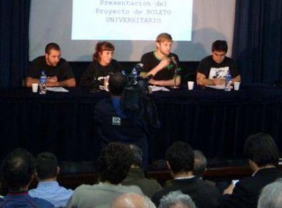 La Federaci�n Universitaria Marplatense present� su Proyecto de Boleto Universitario