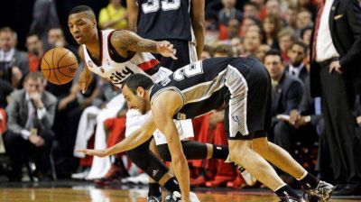 Blazers vencen a Spurs y siguen con vida en la Conferencia Oeste