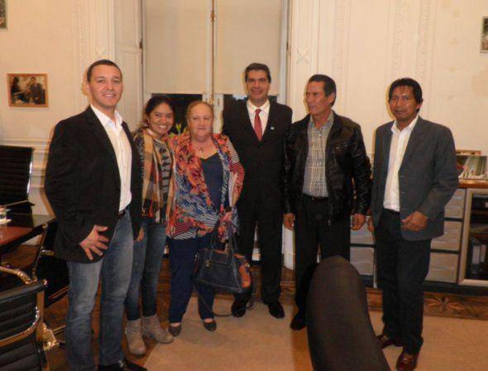 Capitanich recibi� a la presidenta del Idach en la Casa Rosada