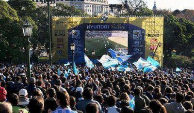 Colocar�n pantallas gigantes para ver el Mundial