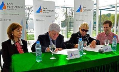 San Fernando firm� un convenio para trabajar contra el Bullying 