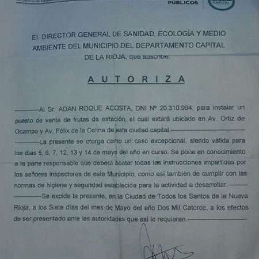 Verdulero denuncia al municipio por cobrarle altos montos para mantener su puesto