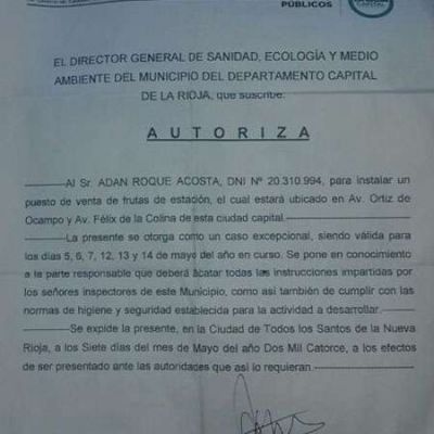 Verdulero denuncia al municipio por cobrarle altos montos para mantener su puesto