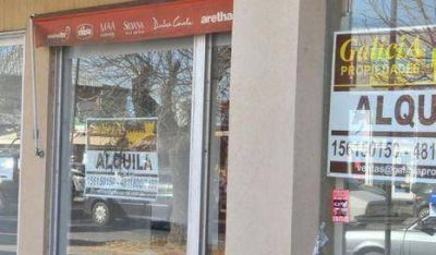 Ciudad: Cae el alquiler de locales comerciales