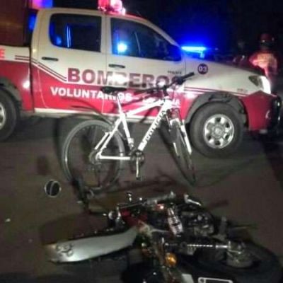 Choque entre motos: Un joven con heridas gravescito y Famatina