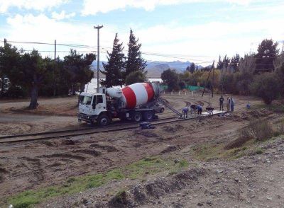 Se trabaja en la construcci�n de una bici-senda