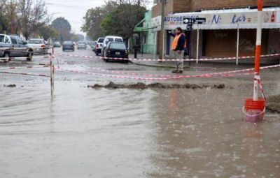 La lluvia trajo complicaciones en Cipolletti