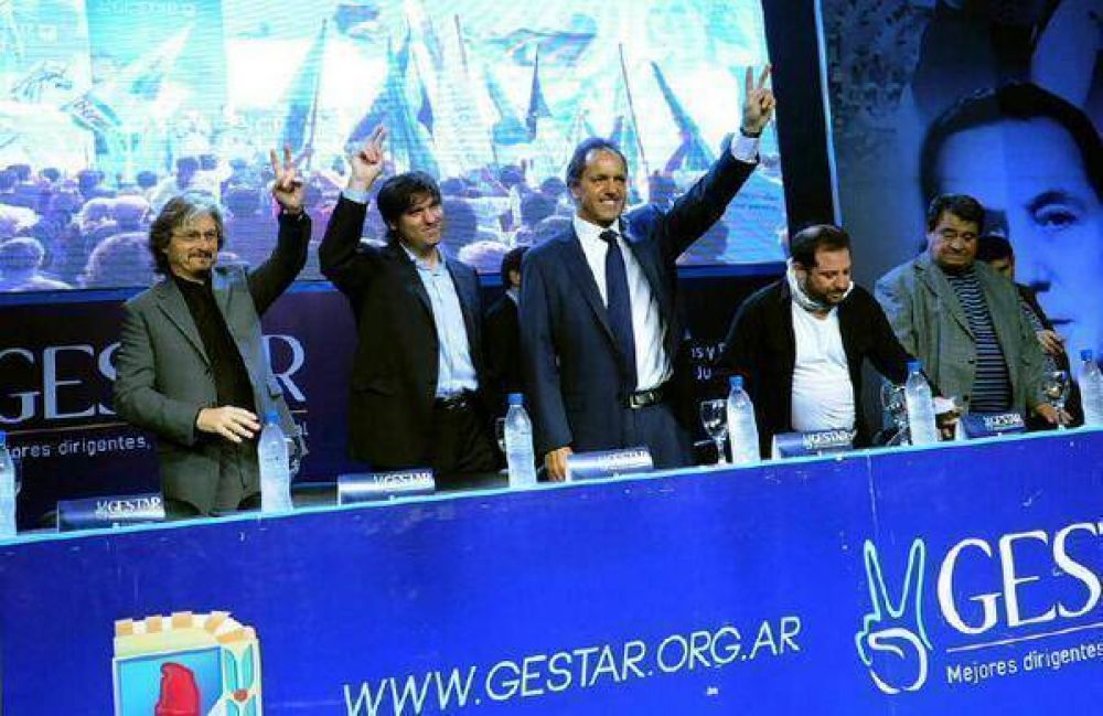 Scioli busca la bendici�n definitiva del kirchnerismo en acto con Bossio y Ottavis