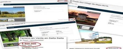 Anotaron por menos de $100 mil terrenos que val�an tres veces m�s