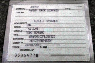 En un allanamiento por drogas, la Justicia Federal de Quilmes encontr� la camioneta de 