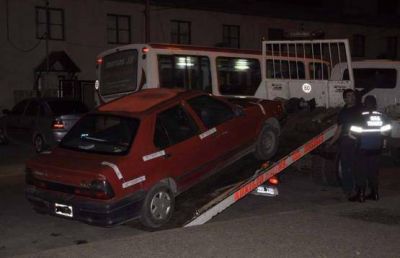 Controles de tr�nsito en distintos puntos de la ciudad