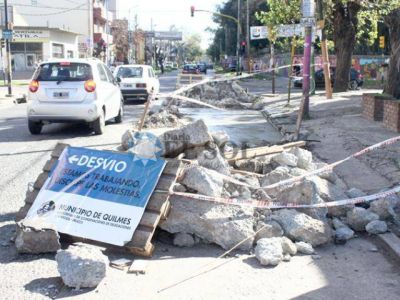Bacheo y arreglos de las calles