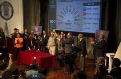 El festejo so�ado por Bard�n: en primera vuelta y con cuatro votos de margen