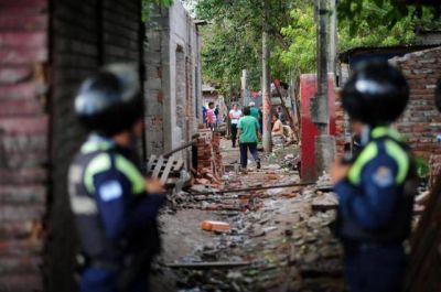 Un operativo policial dej� varios heridos en �El Triangulito�