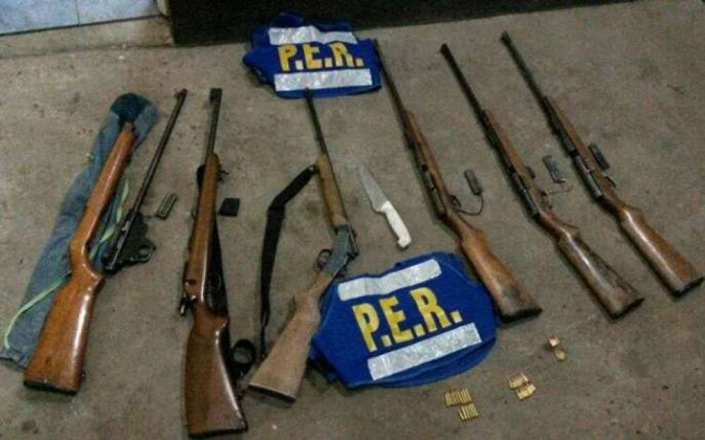 La polic�a rural secuestr� 8 armas de fuego