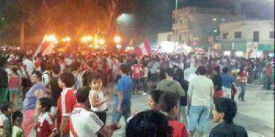 Festejos en Formosa por el campeonato de River