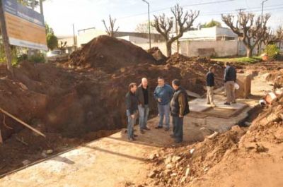 Finaliz� la construcci�n del conducto pluvial de la calle Garibaldi 