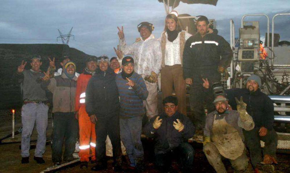 Garc�a Larraburu recorri� la obra de la Ruta 23