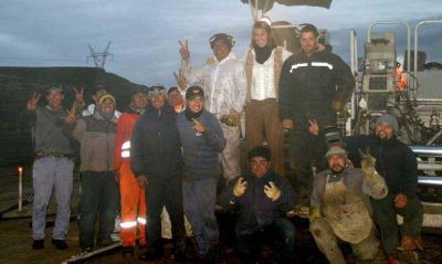 Garc�a Larraburu recorri� la obra de la Ruta 23