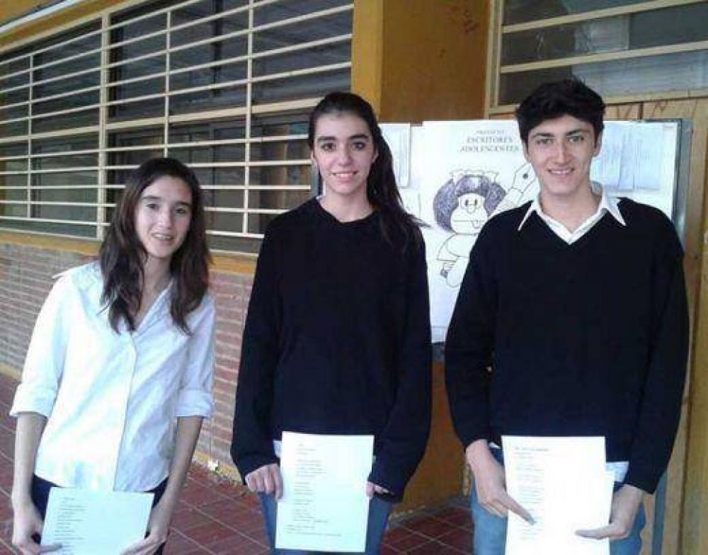 J�venes escritores sanrafaelinos premiados en un certamen internacional