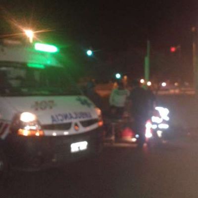 Lo chocaron y lo dejaron abandonado