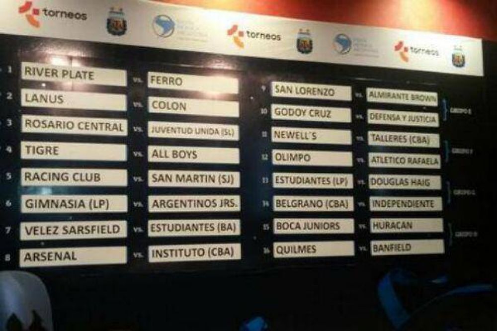 Se sortearon los 16vos de final de la Copa Argentina: River-Ferro y Boca-Hurac�n