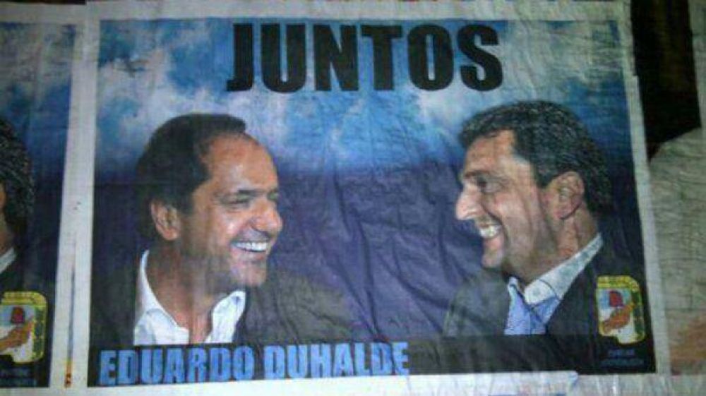 Tras los afiches, el sciolismo niega una alianza con Sergio Massa