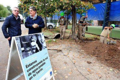 Contin�a la expansi�n de la red de agua potable en General Pacheco