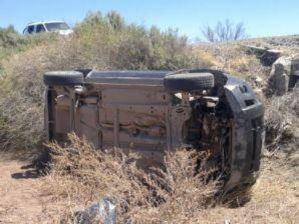 Vuelco y muerte en la ruta 151