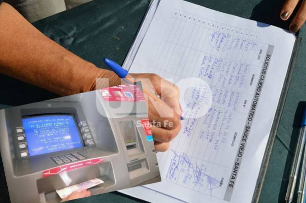 Sauce Viejo: realizaron una campa�a de junta de firmas por la instalaci�n de un cajero autom�tico
