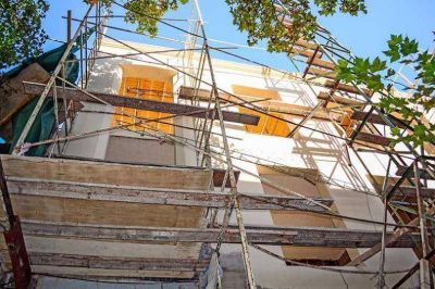 Fuerte ca�da de la construcci�n en el departamento
