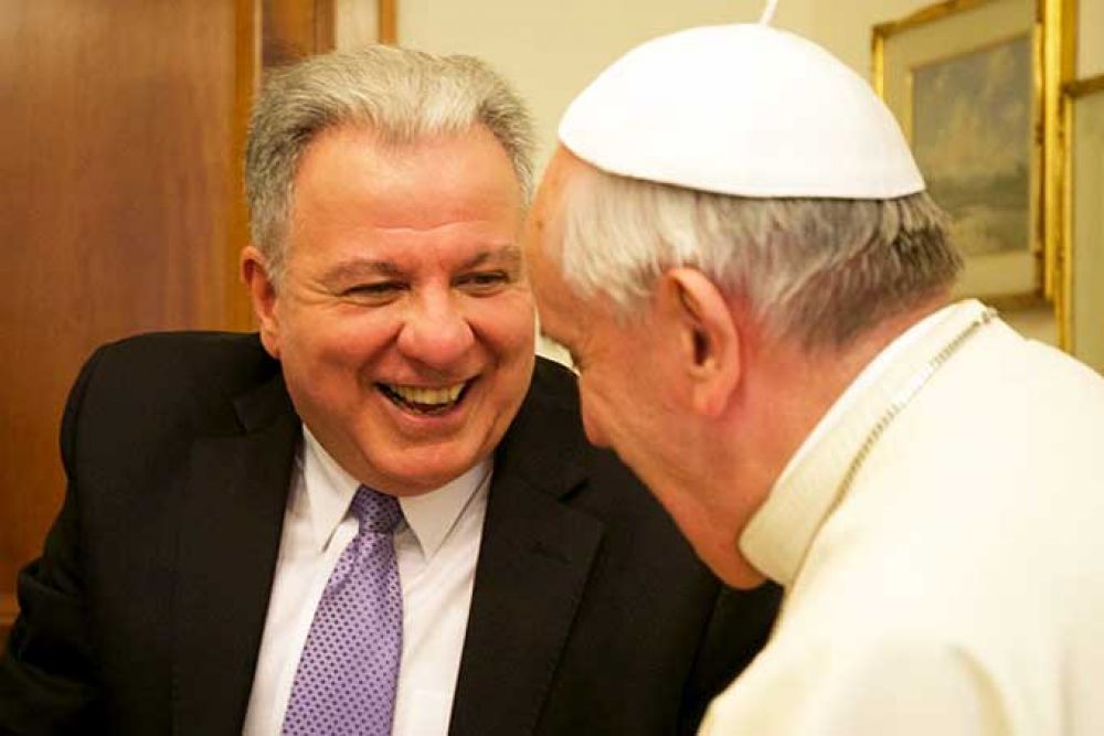 El Papa Francisco recibi� al Rector de la UBA, Alberto Barbieri